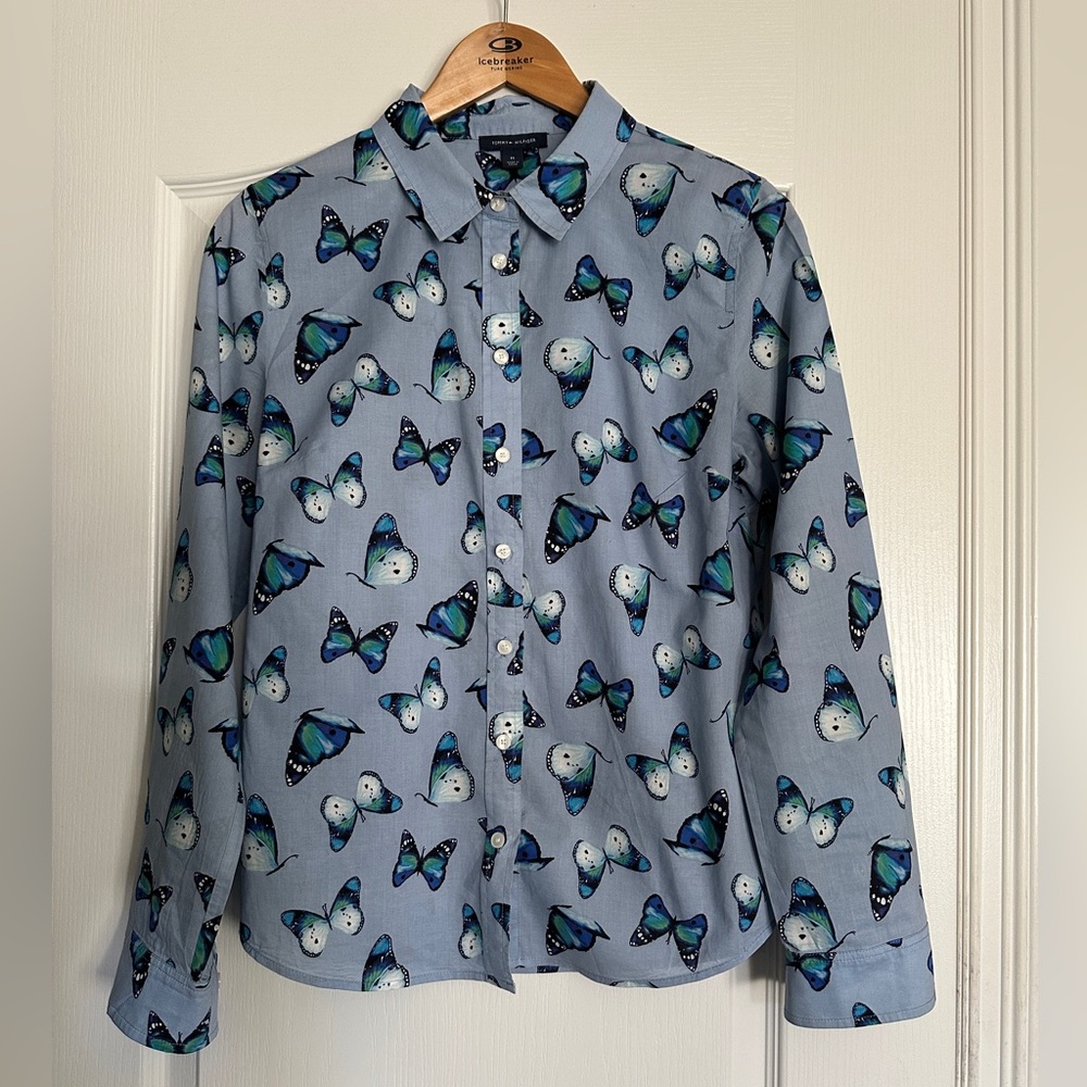 Tommy Hilfiger Blue Butterfly Women’s Shirt